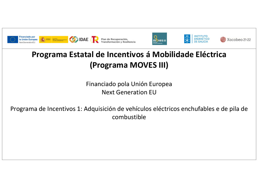 Programa Incentivos á Mobilidade Eléctrica MOVES III